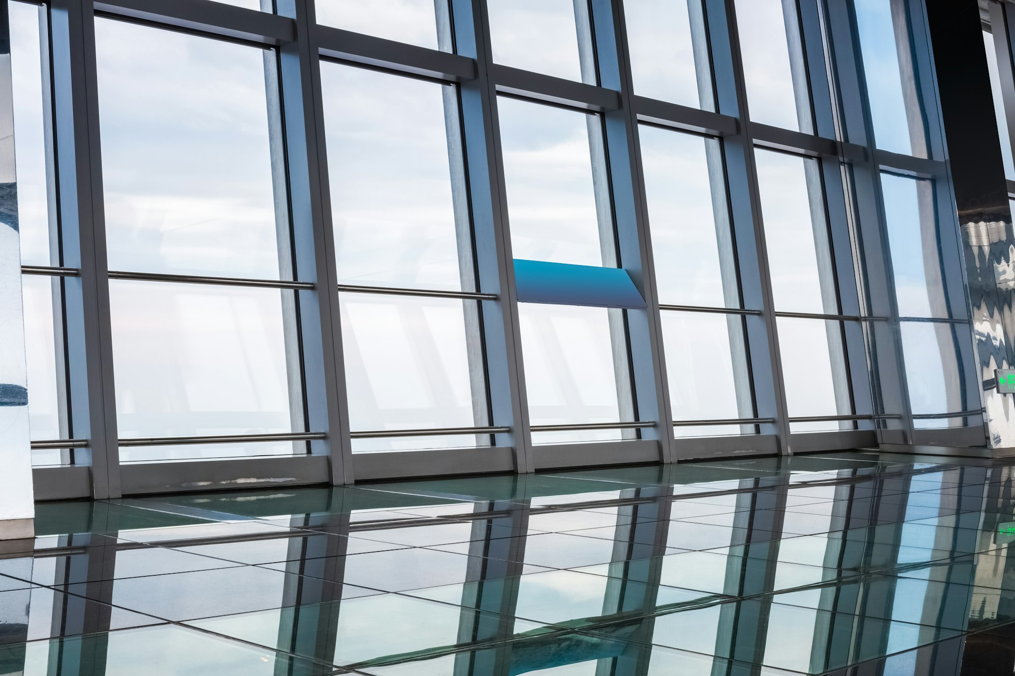 window in skyscraper